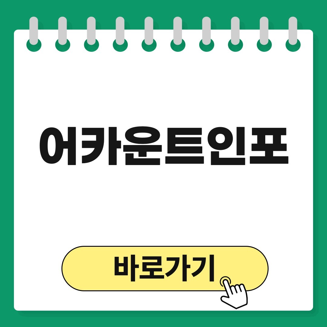 어카운트인포